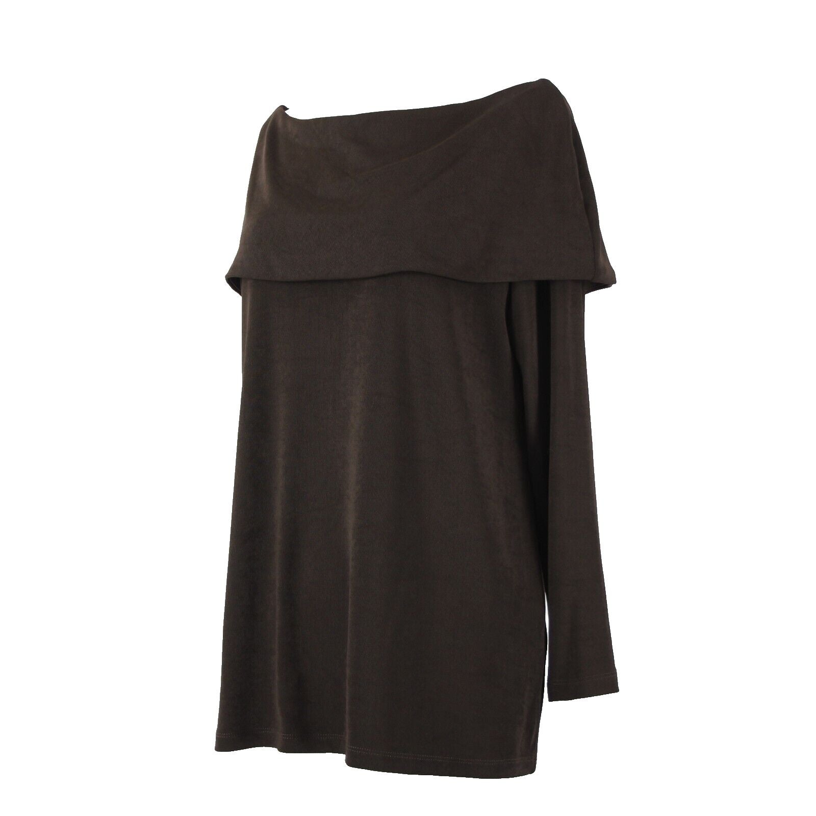 Chicos NEW $60 Travelers Sz XL Lt Choc Chip Brown Marilyn Acetate Spandex Top