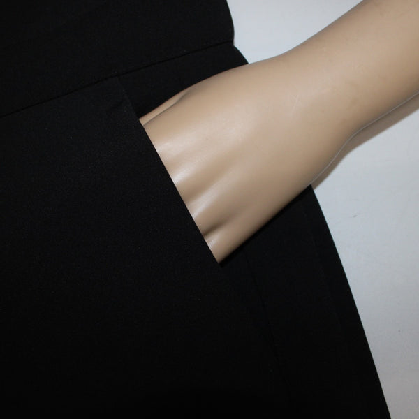 Rachel Roy Jumpsuit NEW $159 Sz 10 Black Polyester Elastane Jumpsuit