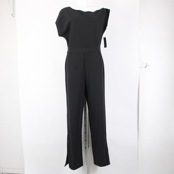 Rachel Roy Jumpsuit NEW $159 Sz 10 Black Polyester Elastane Jumpsuit