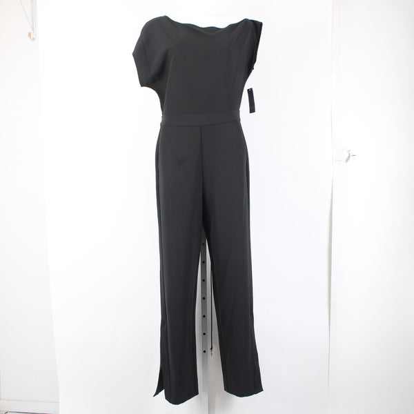 Rachel Roy Jumpsuit NEW $159 Sz 10 Black Polyester Elastane Jumpsuit