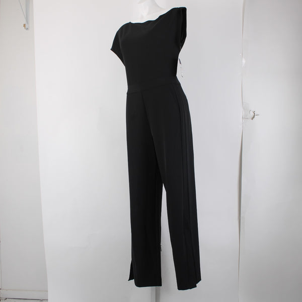 Rachel Roy Jumpsuit NEW $159 Sz 10 Black Polyester Elastane Jumpsuit