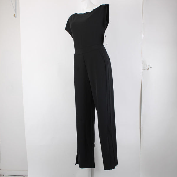 Rachel Roy Jumpsuit NEW $159 Sz 10 Black Polyester Elastane Jumpsuit