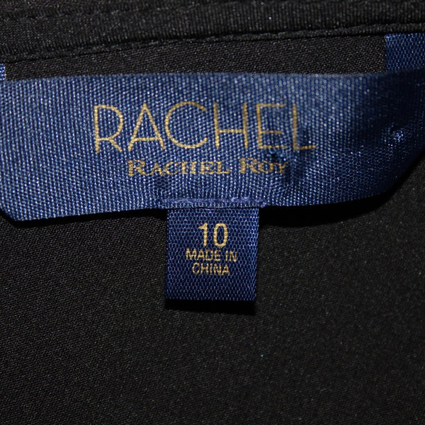Rachel Roy Jumpsuit NEW $159 Sz 10 Black Polyester Elastane Jumpsuit