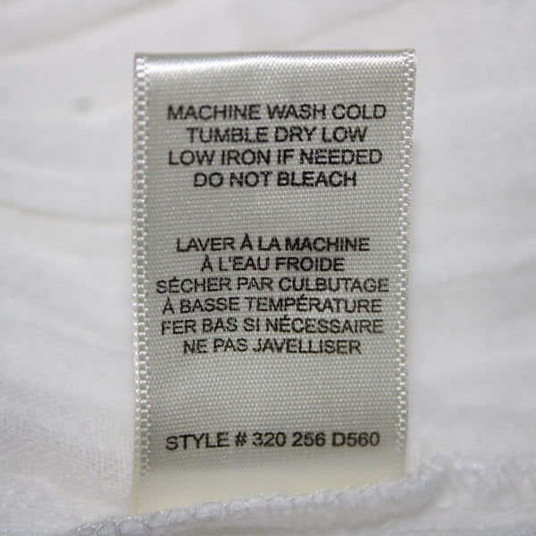 Rebecca Taylor NEW $225 La Vie Sz S White Double Gauze V Neck 100% Cotton Dress