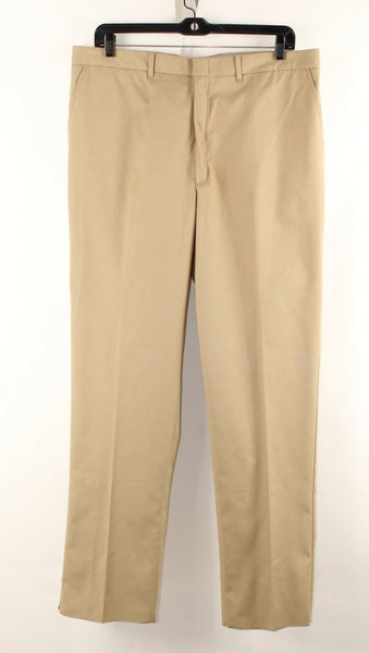 Edwards NEW Sz 42 x 35 Tan Poly Cotton Woven Raw Hem Trouser Work Pant