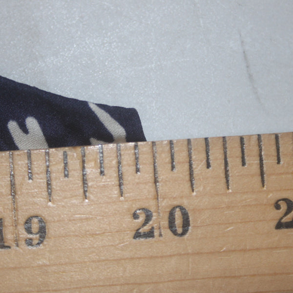 Daisy Fuentes Dress NEW $60 Checkmate Sz L Navy Blue White Lined 100% Polyester