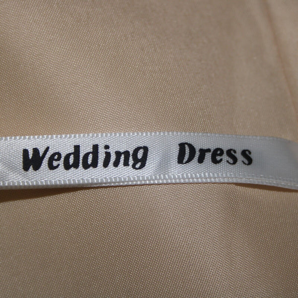 Wedding Dress NEW Sz 14 Biege Tan Lace Corset Inside W Wrap 100% Polyester Dress