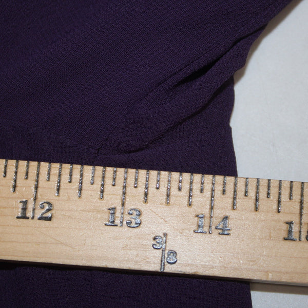 Timeless Collection Pant Suit Sz 16 Purple Beaded Sequin 3 PCS 100% Poly Suit