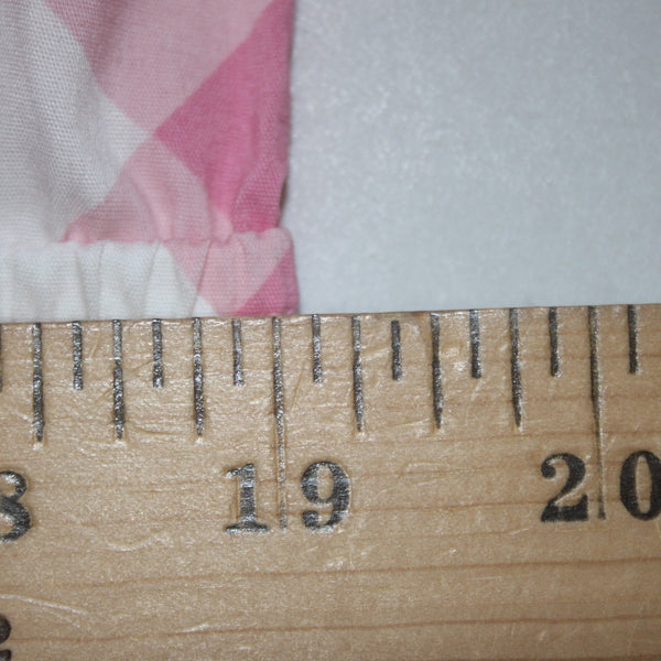 The Pioneer Woman Dress NEW Surplice Sz 1X Pink White Gingham Spring Rose Cotton