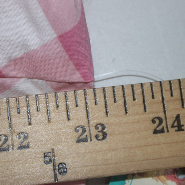 The Pioneer Woman Dress NEW Surplice Sz 1X Pink White Gingham Spring Rose Cotton