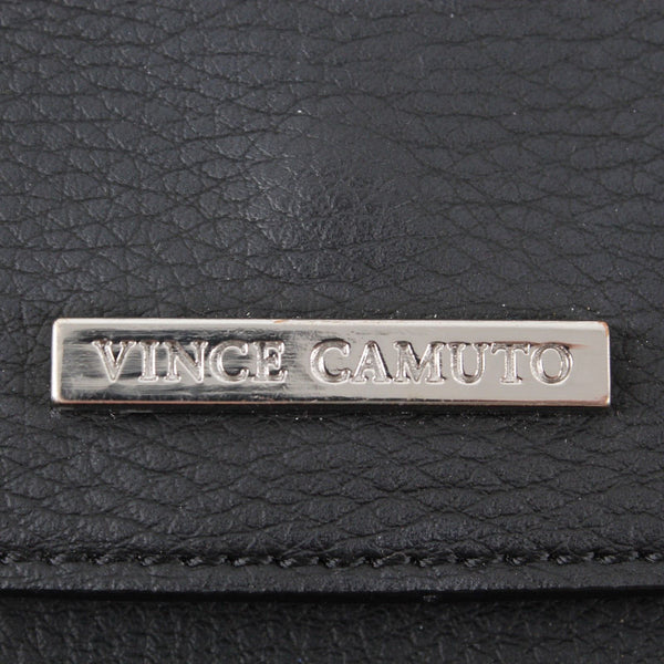 Vince Camuto 5.5 x 6.5 x 1.5 Small Black Leatherlike Convertible Waist Purse