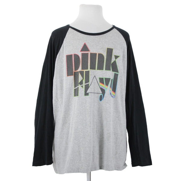 Pink Floyd Sz XXL Gray Black Multicolor Long Sleeve 100% Cotton AS IS Shirt