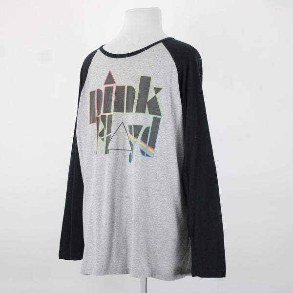 Pink Floyd Sz XXL Gray Black Multicolor Long Sleeve 100% Cotton AS IS Shirt