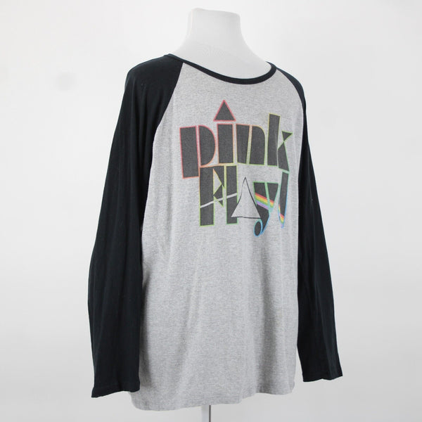 Pink Floyd Sz XXL Gray Black Multicolor Long Sleeve 100% Cotton AS IS Shirt