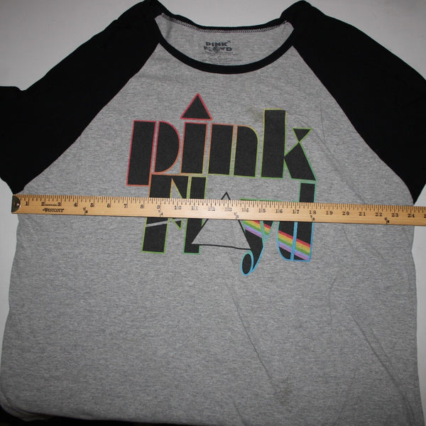 Pink Floyd Sz XXL Gray Black Multicolor Long Sleeve 100% Cotton AS IS Shirt