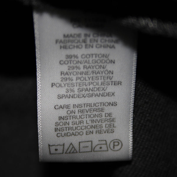 Michael Kors Sz 6 Gray Zipper Detail Unlined Pockets Cotton Rayon Dress