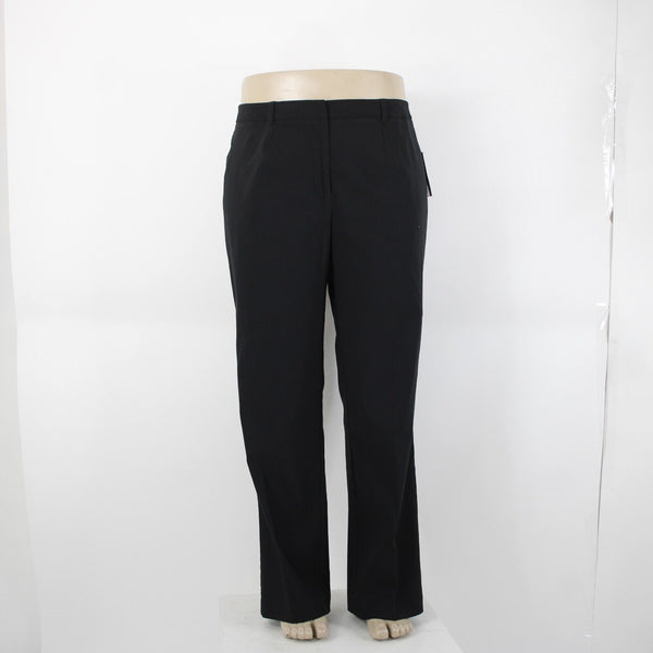 INC NEW $79 Sz 16W x 30 Black Pockets Cotton Lycra Spandex Casual Pant