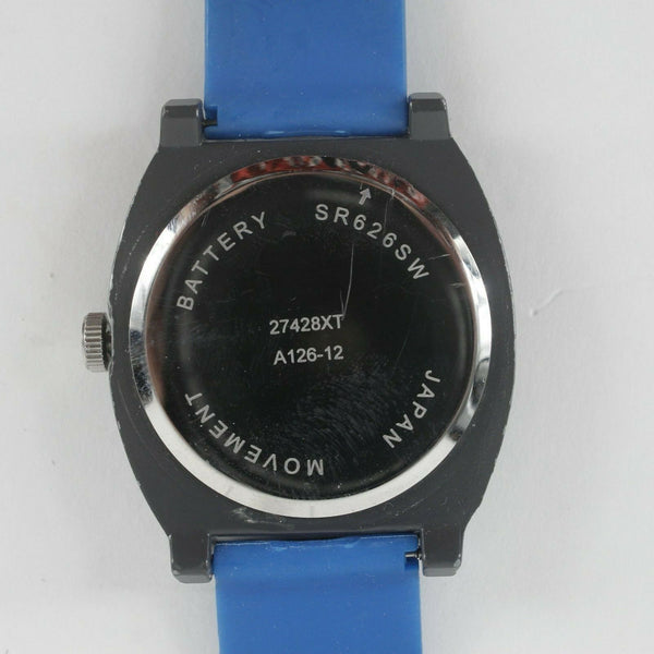 Unbranded Gray Blue Analog Adjustable Band Wristwatch