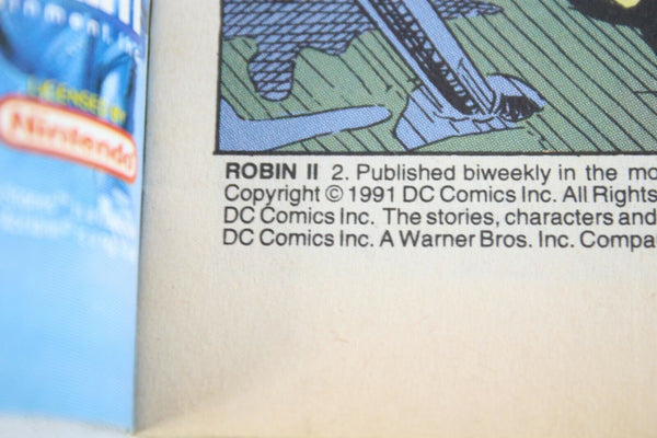 DC 1991 Robin 11 The Joker's Wild Vol. 2 Part Two Of Four Comic Book
