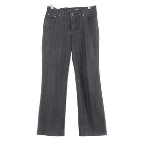 David Kahn Sz 8 x 30 Dark Charcoal Gray Denim Cotton Blend Dressy Jeans