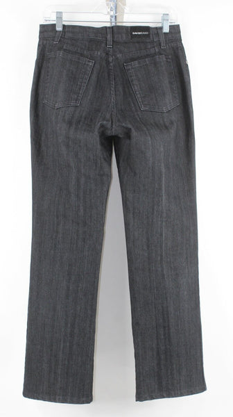 David Kahn Sz 8 x 30 Dark Charcoal Gray Denim Cotton Blend Dressy Jeans