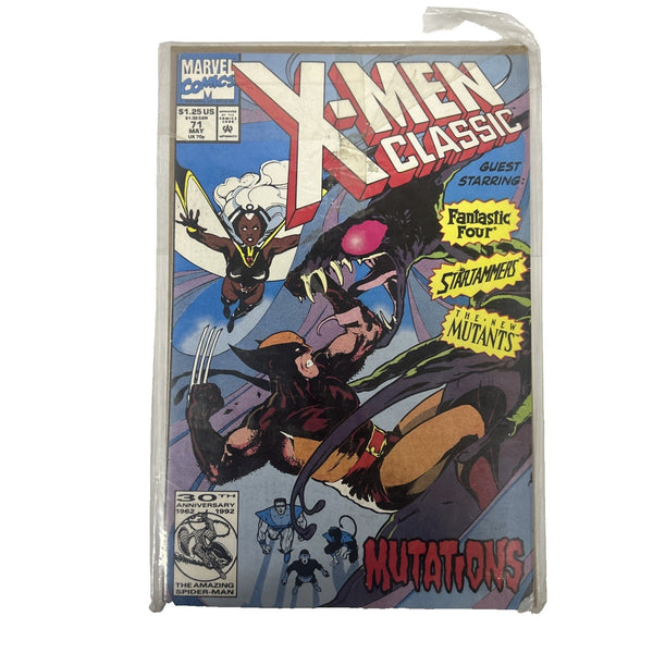 Marvel Comics Comic Book X Men Classic Mutations #71 May Comic Book