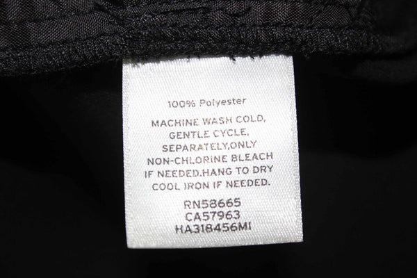 Halogen Sz XS Black Poly Elastic Waist Scarf Collar Sleeveless Jumpsuit