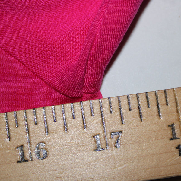 Chicos NEW $55 Summer Berry Sz 00P Pink Knit Woven Tunic Rayon Spandex Top