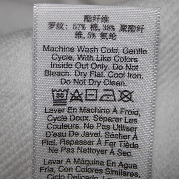 DKNY Jeans NEW $79 Sz XL White Studded Long Sleeve Cotton Poly Spandex Sweater