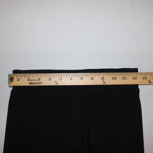 Yvette Mandell AW Pant Sz XS S x 27 Black Mesh Cool Jade Nylon Spandex AW Pant
