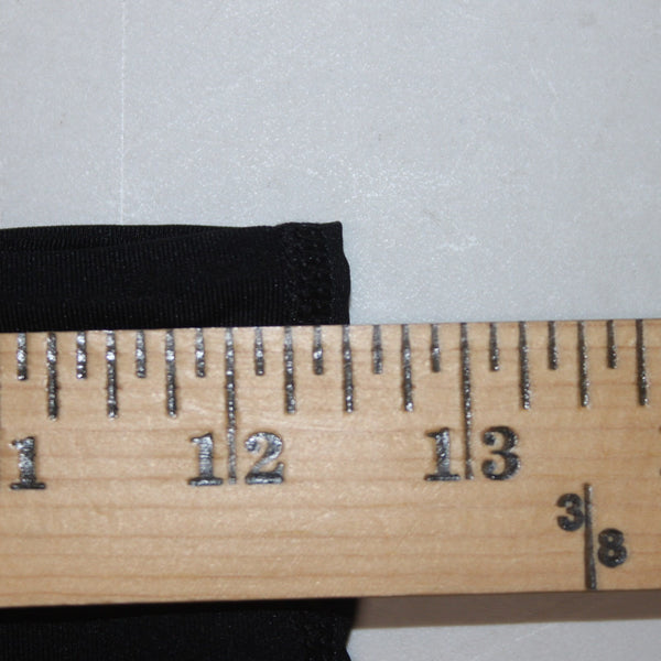 Yvette Mandell AW Pant Sz XS S x 27 Black Mesh Cool Jade Nylon Spandex AW Pant