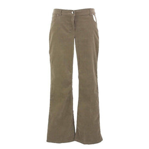 Worth Sz 4 x 30 Med Brown Cotton Lt Velveteen 5 Pocket Flare Women's Jeans