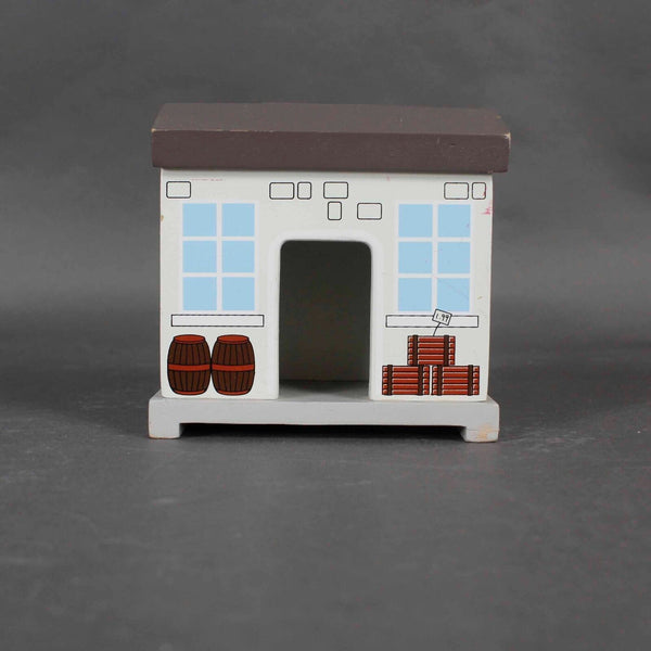 Wooden 4" X 4" General Store Building Figurine