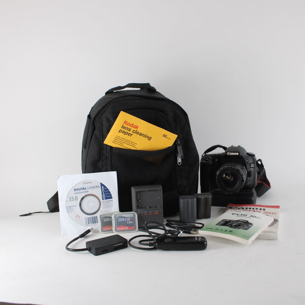 Canon EOS 30d Camera Black  Power Pack With Accessories Camera
