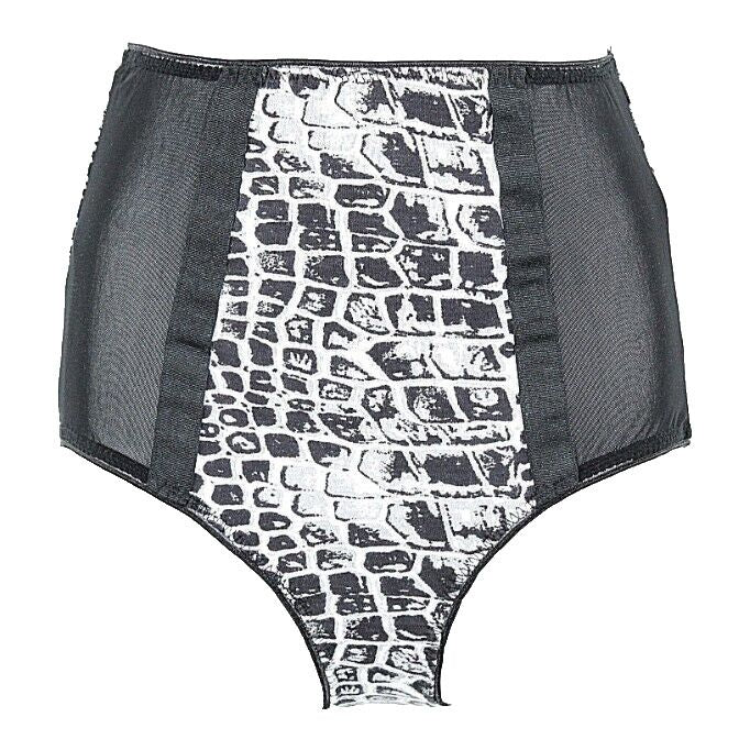 Underprotection NEW $55 XS Black Gray Cream Selma Hipster Viscose Blend Panty