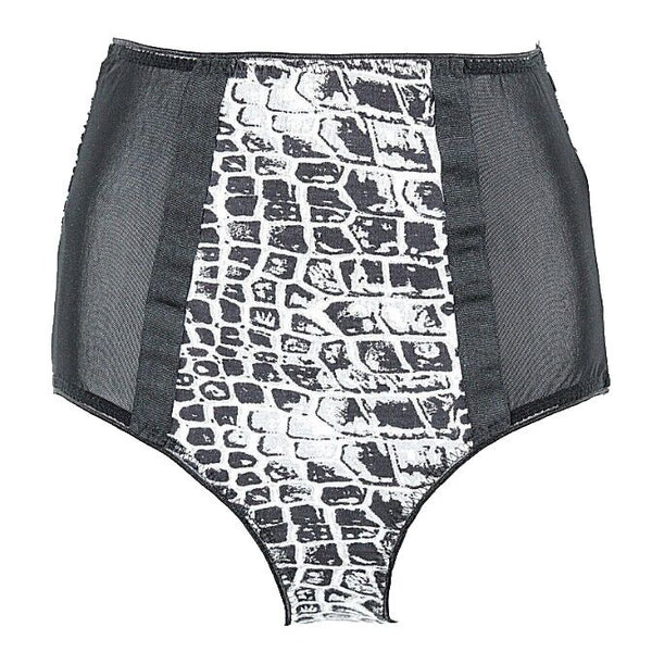 Underprotection NEW $55 XS Black Gray Cream Selma Hipster Viscose Blend Panty