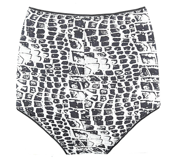 Underprotection NEW $55 XS Black Gray Cream Selma Hipster Viscose Blend Panty