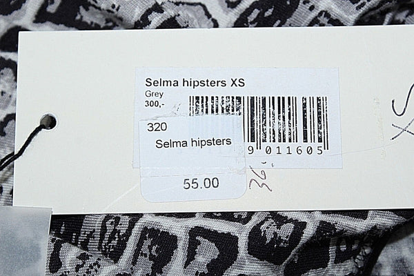 Underprotection NEW $55 XS Black Gray Cream Selma Hipster Viscose Blend Panty