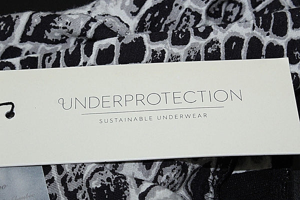 Underprotection NEW $55 XS Black Gray Cream Selma Hipster Viscose Blend Panty