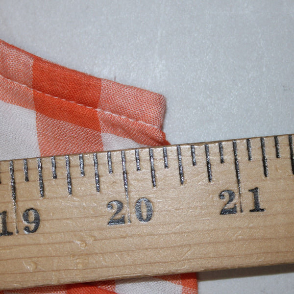 Tommy Bahama Dress NEW $118 Sz XL Orange White Plaid Pockets Belted 100% Cotton