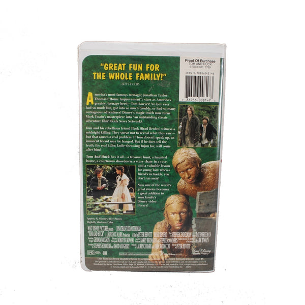 Disney VHS Tom And Huck VHS