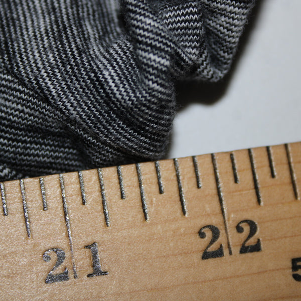 Pure Jill Sz M Black White Hooded 100% Cotton Wrap Sweater