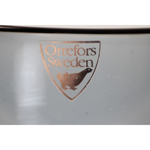 Orrenfors Sweden Glass Bowl Pastillo Blue High Quality Crystal 4" Bowl