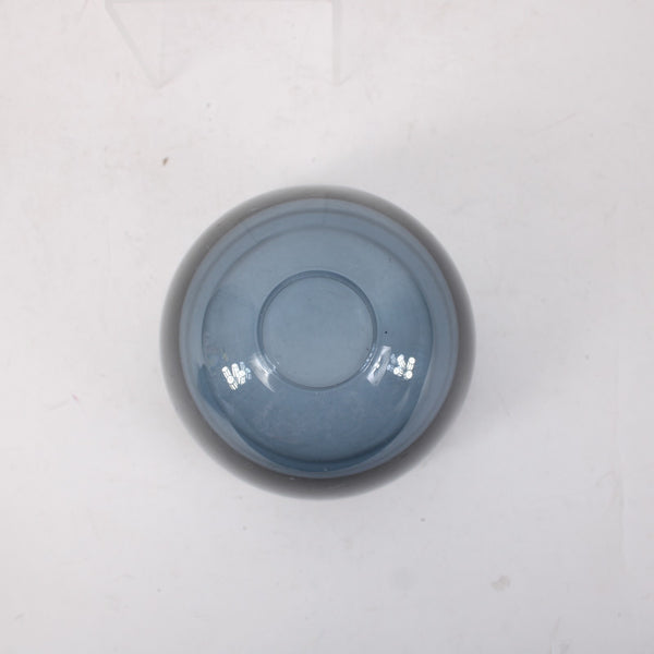 Orrenfors Sweden Glass Bowl Pastillo Blue High Quality Crystal 4" Bowl