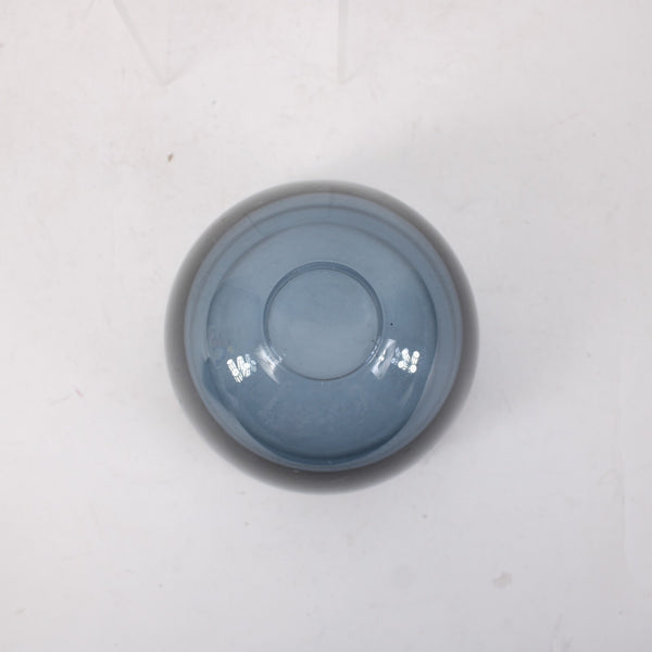 Orrenfors Sweden Glass Bowl Pastillo Blue High Quality Crystal 4" Bowl