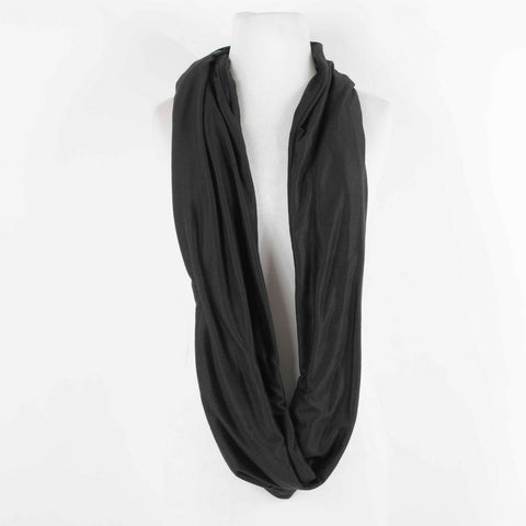 Beyong Yoga Dark Brown Hidden Zip Multiple Ways To Wear Polyester Elastane Scarf
